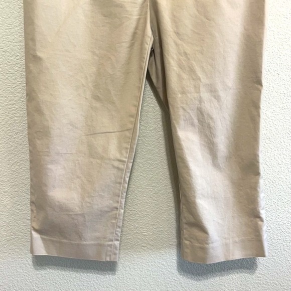 Halogen Taylor Fit Khaki Capris Pants - Picture 3 of 13